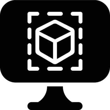 Mockups, Modeling, Product Mockup Solid Glyph Icon vector