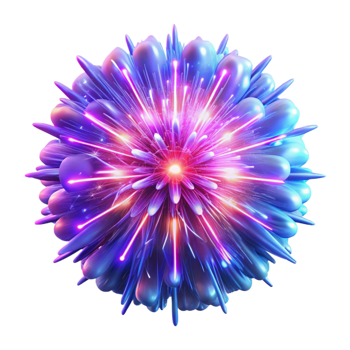 elegant remarkable A chaotic explosion of vibrant neon particles, resembling a supernova, with dramatic chiaroscuro lighting png