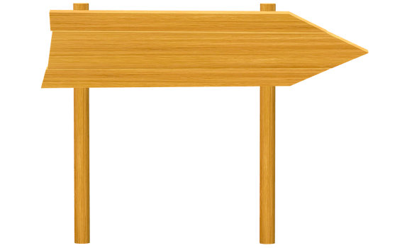 wooden sign with arrow pointing to the left png