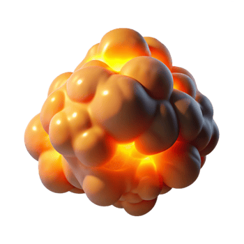 notable surreal A cloud of iridescent smoke, lit from below by a fiery orange light. Abstract photography style luxury png