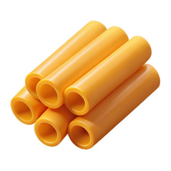 exquisite exemplary Penne pasta tube, texturesurface, soft lighting, top-down view, detaileillustration, isolateon transparent background,high-resolution product photography png