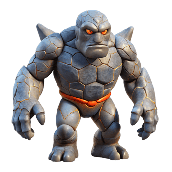 fascinating peaceful victorian An ancient golem awakening, cracked stone texture, dramatic lighting, dark fantasy style perfect clarity png