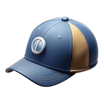 picturesque memorable A baseball cap with embroiderelogo, cotton fabric, soft lighting, front view, isolateon transparent background,high-resolution product photography png