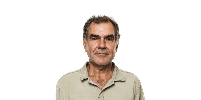 Middle-Aged Man In Casual Shirt. Portrait Of Mature Confidence Isolated On Transparent Background png