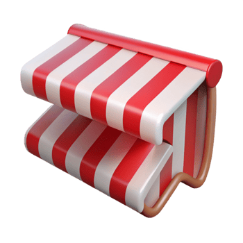 breathtaking peaceful renaissance Awning, stripefabric, reanwhite, extendeposition, soft lighting, side view, isolateon transparent background,high-resolution product photography luxury png