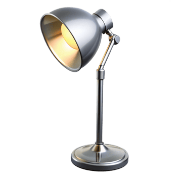 glorious futuristic Floor lamp, modern design, chrome finish, white shade, studio lighting, isolateon transparent background,high-resolution product photography flawless png
