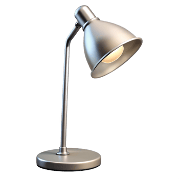 splendinordic Floor lamp, modern design, chrome finish, white shade, studio lighting, isolateon transparent background,high-resolution product photography high resolution png