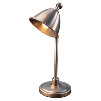 vibrant industrial Tall metal floor lamp, brushenickel finish, adjustable shade, soft lighting, isolateon transparent background,high-resolution product photography top-tier png