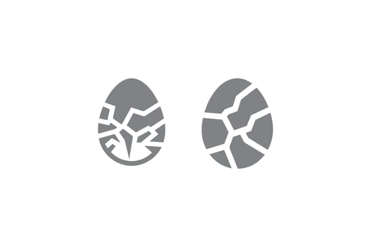 Cracked egg icon, cracked egg icon, cracked egg icon, cracked egg icon, cracked egg vector