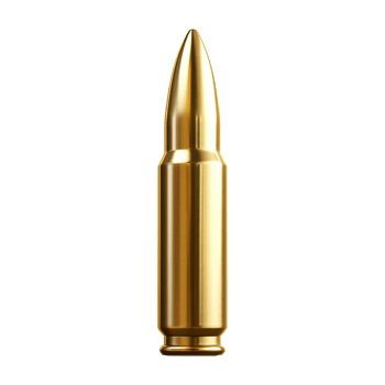 Slim Golden Bullet Ammunition Close-Up png