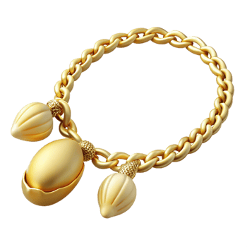 mesmerizing sought-after Golanklet with small shell charms, delicate chain, summery vibe, soft lighting, side view, icon style, isolateon transparent background,high-resolution product photography png