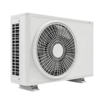 Clean White HVAC Cooling System for Outdoor Use png