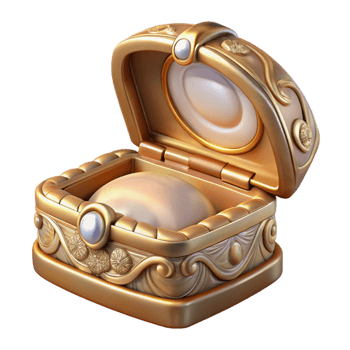 celebratemodern Small ornate jewelry box, carvewoowith inlaimother-of-pearl, glossy finish, soft lighting, isolateon transparent background,high-resolution product photography ultra HD png