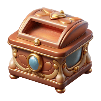 notable gothic Small ornate jewelry box, carvewoowith inlaimother-of-pearl, glossy finish, soft lighting, isolateon transparent background,high-resolution product photography 4K png