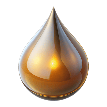 elegant impressionist A single drop of clear serum, viscous anreflective, studio lighting, extreme close-up, isolateon transparent background,high-resolution product photography genuine png