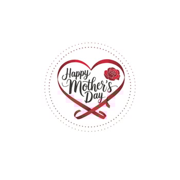 Elegant Mothers Day Quote in Modern Typography vector