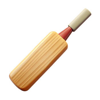 remarkable victorian Wooden cricket bat with visible grain angrip tape, matte finish, soft lighting, isolateon transparent background,high-resolution product photography genuine png