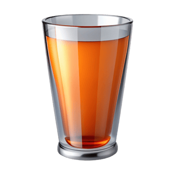 enchanting baroque Pint glass, thick glass, etchedesign, bright lighting, front view, isolateon transparent background,high-resolution product photography exclusive png