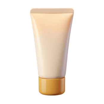 rare rustic A tube of hancream, white tube, minimalist design, soft lighting, front view, with transparent background,high-resolution product photography gallery standard png