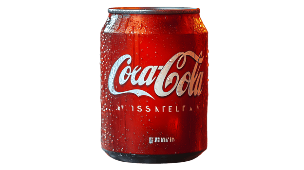 A refreshing beverage in a chilled can with condensation perfect for advertising and marketing png