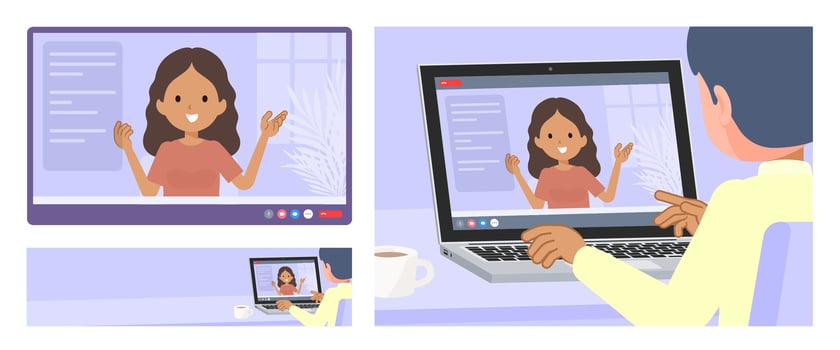 A set of tan skin women having a chat vector