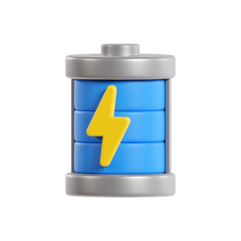 Charging Battery 3D Illustration png