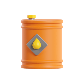 Oil Barrel 3D Illustration png