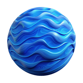impressive rustic Abstract Blue Ocean Current Isolated Transparent Background genuine png