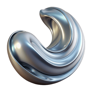 impressive rustic Abstract Liquid Metal Wave Isolated Element detailed png