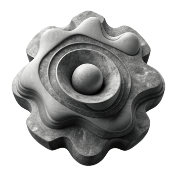 elegant creative Abstract Noise Texture Grayscale Cutout Image exclusive png