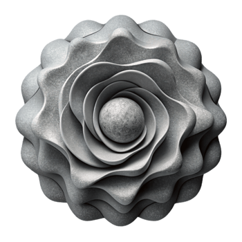 serene modern Abstract Noise Texture Grayscale Cutout Image exclusive png