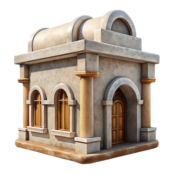 beautiful contemporary Aerthys Building Isolated Transparent Background original png