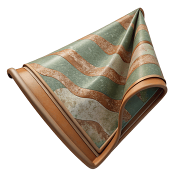wonderful minimalist Angled Terraverde Tapestry Section Isolated Transparent Background exclusive png