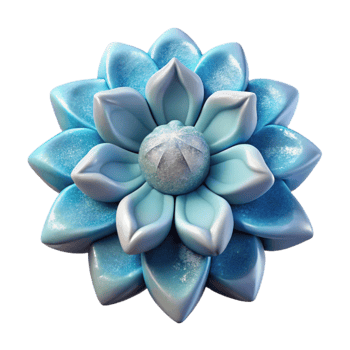extraordinary abstract Arctic Flower Cutout on Transparent Background genuine png