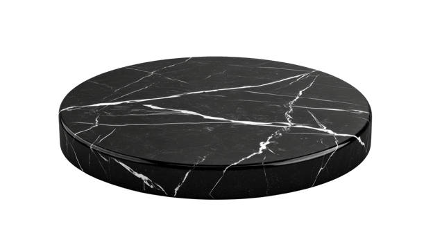 Marble Tabletop Platform Isolated for Product Display, cut out transparent png