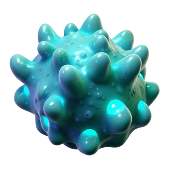 beautiful classic Bioluminescent Algae Transparent Background Isolated Element high resolution png