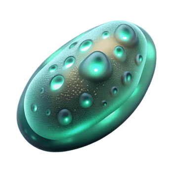 elegant minimalist Bioluminescent Plankton Transparent Background Isolated authentic png