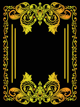 Classic Decorative Frame for Posters and Prints vector