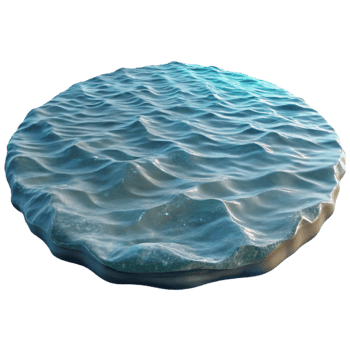 extraordinary minimalist Calm Lake Surface Isolated with Rippled Water Texture original png