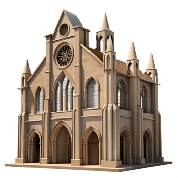 wonderful traditional Cathedral Apse Isolated Soft Lighting Transparent Background exclusive png