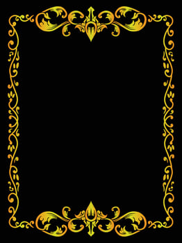 Minimalist Frame with Subtle Ornamental Corners vector