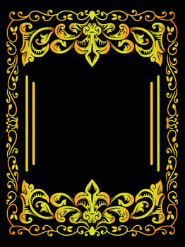 Vintage Circular Frame Border for Labels and Badges vector