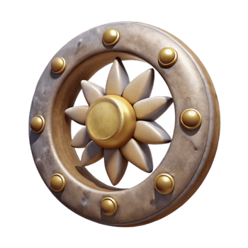 wonderful classic Celestial Cartwheel Cutout on Transparent Background detailed png