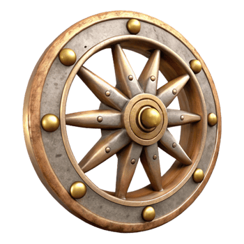 wonderful artistic Celestial Cartwheel Isolated with Soft Lighting genuine png