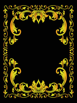 Decorative Border Frame for Invitations and Greeting Cards vector