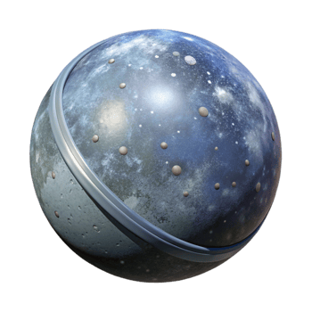 dramatic modern Celestial Sphere Transparent Rotating Star Field png