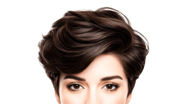 Elegant Brown Hairstyle, Attractive Eyes, Beautiful Cut Out, Transparent png