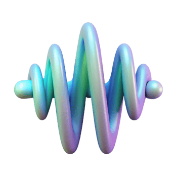 dramatic rustic Clean Spectral Waveform Cutout on Transparent Background genuine png