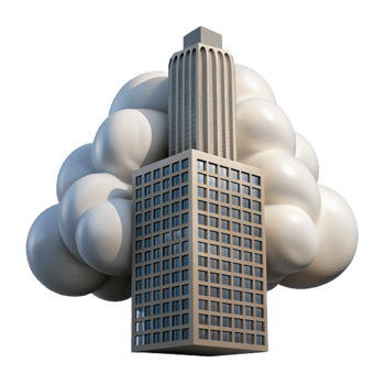 wonderful abstract Cloud Piercing Skyscraper Isolated Low Angle View genuine png