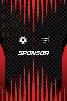 Red Abstract Sport Jersey Pattern Background Design vector